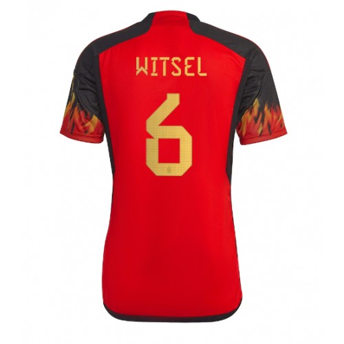 Belgien Axel Witsel #6 Hemmatröja VM 2022 Kortärmad